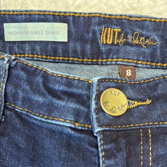 KUT FROM THE KLOTH | SIZE 8 | Dark Blue stretching Women's Jeans 👖 - Picture 4 of 10